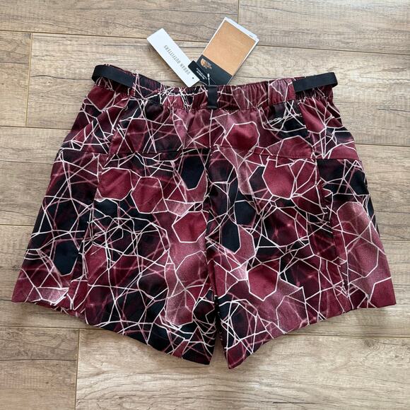 NWT TNF North Face Men's Class V Pathfinder Belted Shorts 7" Inseam Geode Red M - Picture 7 of 9